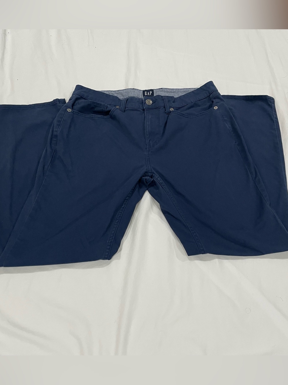 GAP Men's Navy Chino Pants 34 X 32